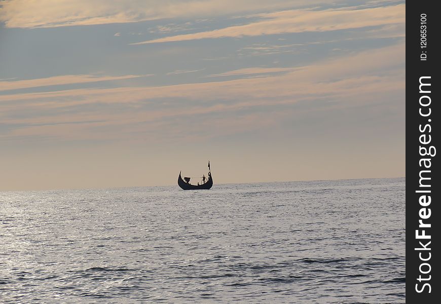 Horizon, Sea, Sky, Calm