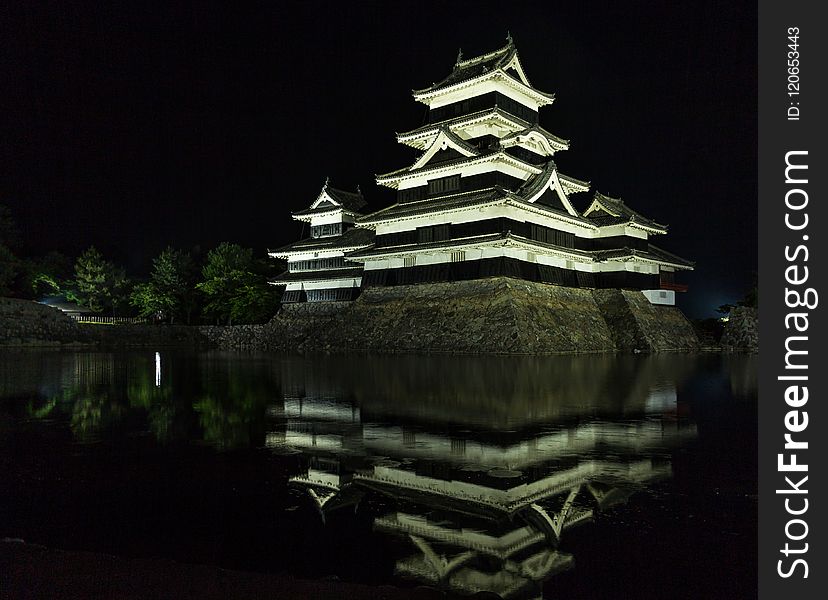 Landmark, Reflection, Chinese Architecture, Architecture