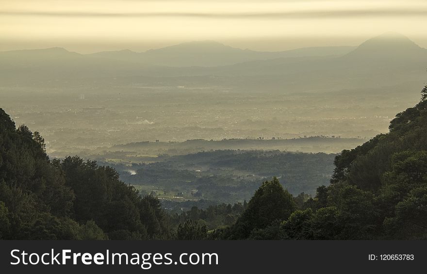 Highland, Sky, Mist, Hill Station