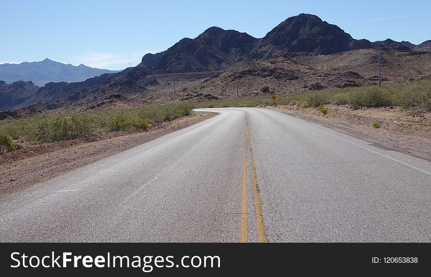 Road, Asphalt, Wilderness, Infrastructure