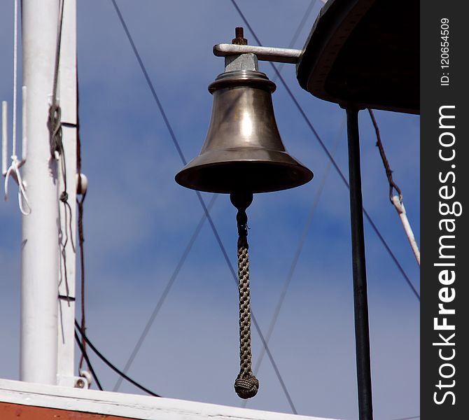 Bell, Church Bell, Light Fixture, Wind