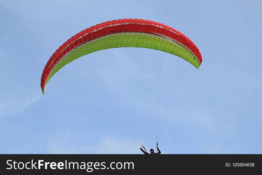 Paragliding, Air Sports, Sky, Parachuting