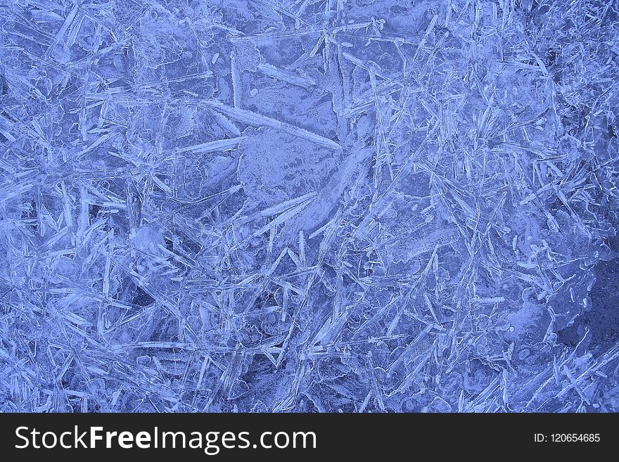 Blue, Frost, Winter, Freezing