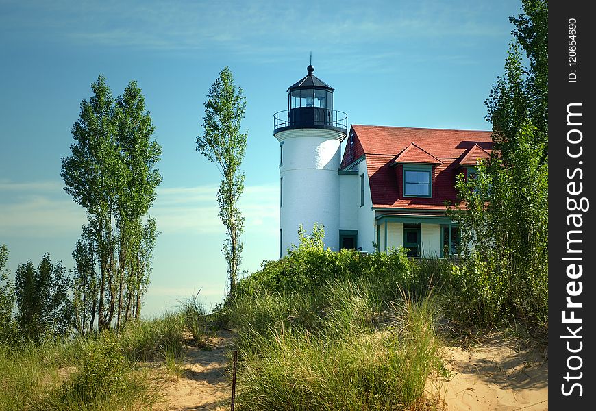 Lighthouse, Tower, Property, Sky