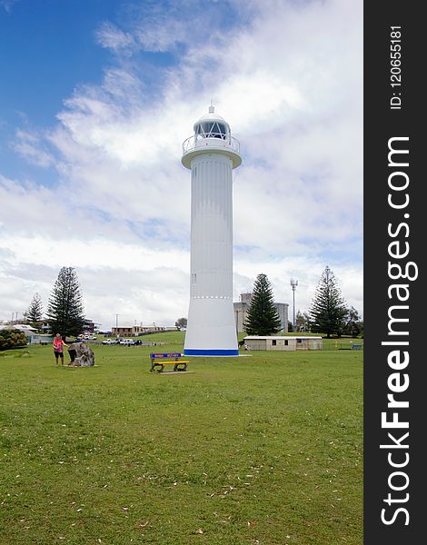 Tower, Lighthouse, Sky, Beacon