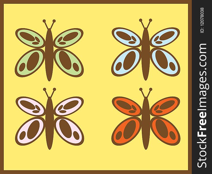 Butterfly Card Icons