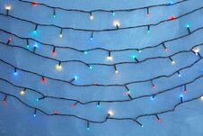 Beautiful Bright Christmas Lights Royalty Free Stock Photography Beautiful Bright Christmas Lights Royalty Free Stock Photography
