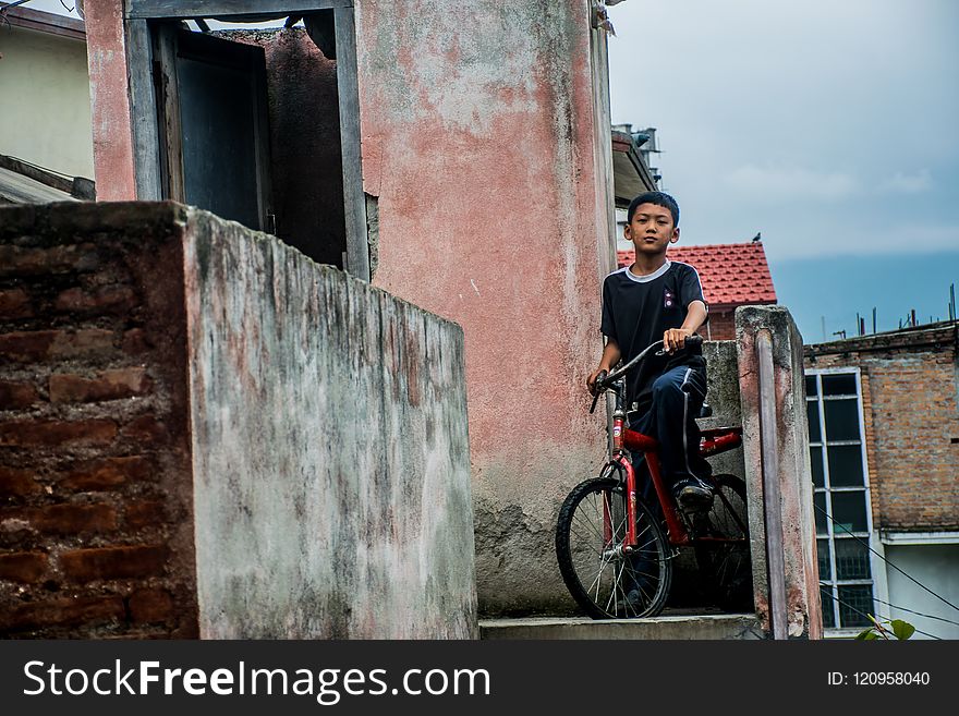 Land Vehicle, Vehicle, Wall, Bicycle