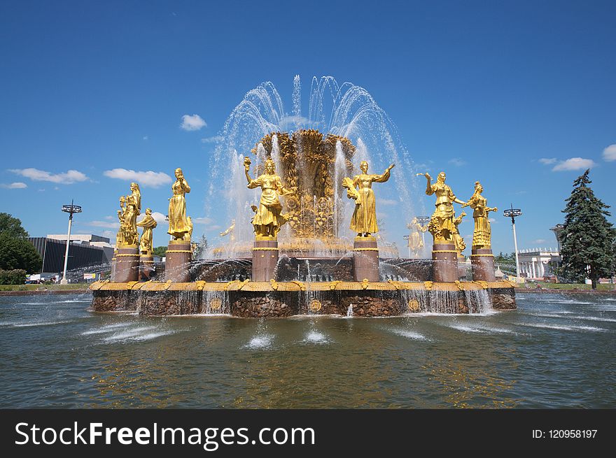 Fountain, Water Feature, Tourist Attraction, Water