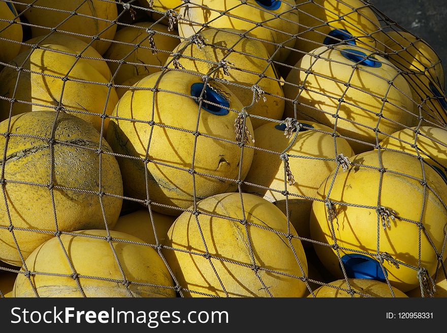 Yellow, Net, Produce, Football