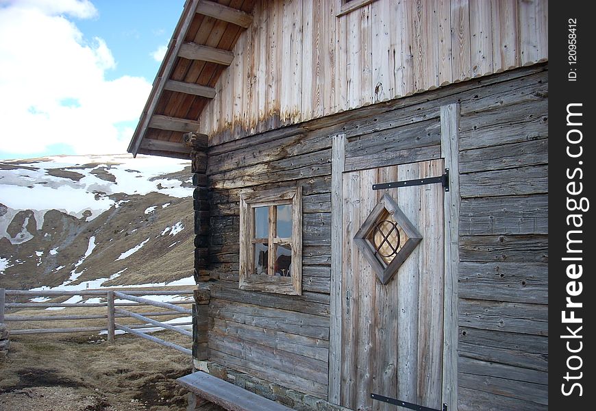 Log Cabin, Shack, House, Wood