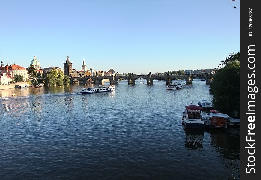 Waterway, Canal, River, Sky