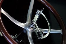 Antique Steering Wheel Stock Photo Antique Steering Wheel Stock Photo