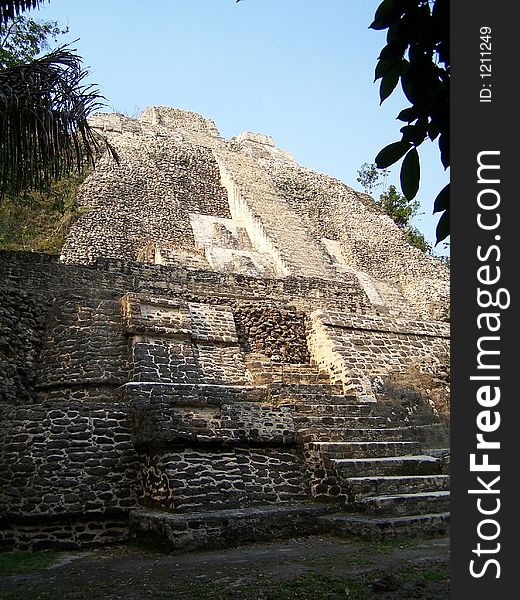 Mayan Temple. Lamanai