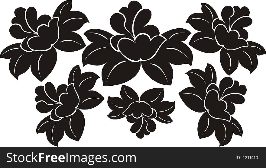 Chaotic nature  vector background wallpaper. Chaotic nature  vector background wallpaper