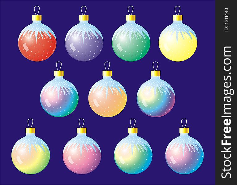 Christmas balls celebration decoration traditional