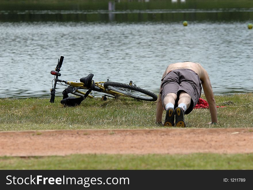 Man Exercising