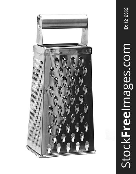 A cheese grater isolated on a white background