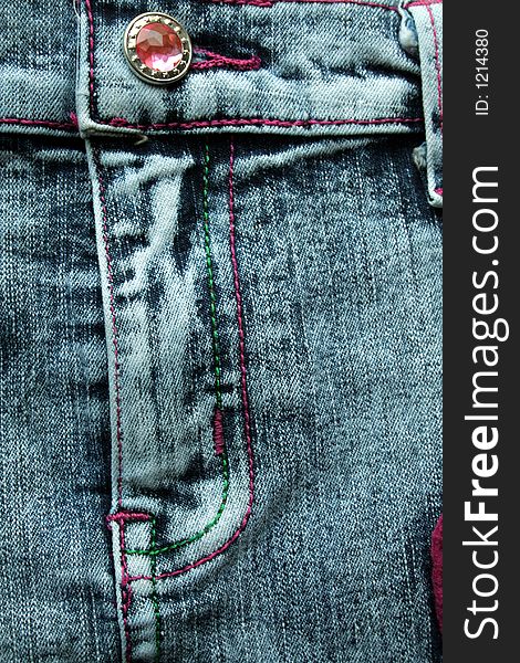 Close-up of Jeans