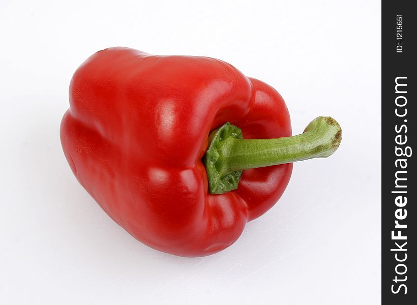 Red Bell Pepper green spicy plant chili