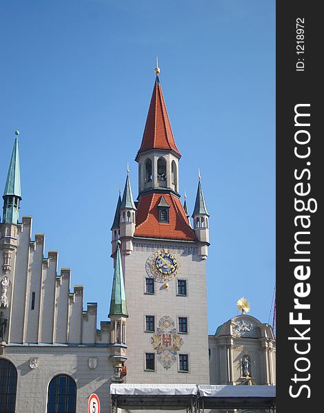 View of  altes rathaus, germany