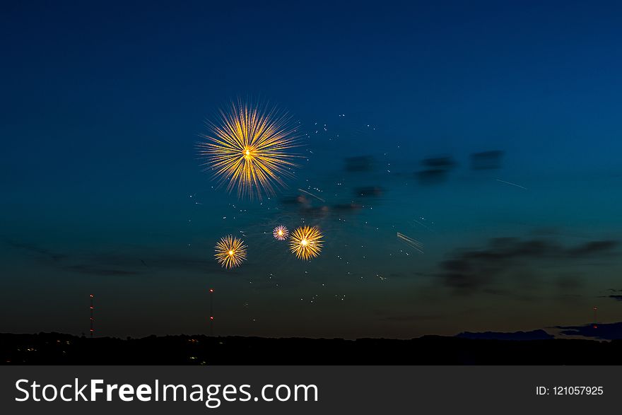 Fireworks, Sky, Event, Daytime