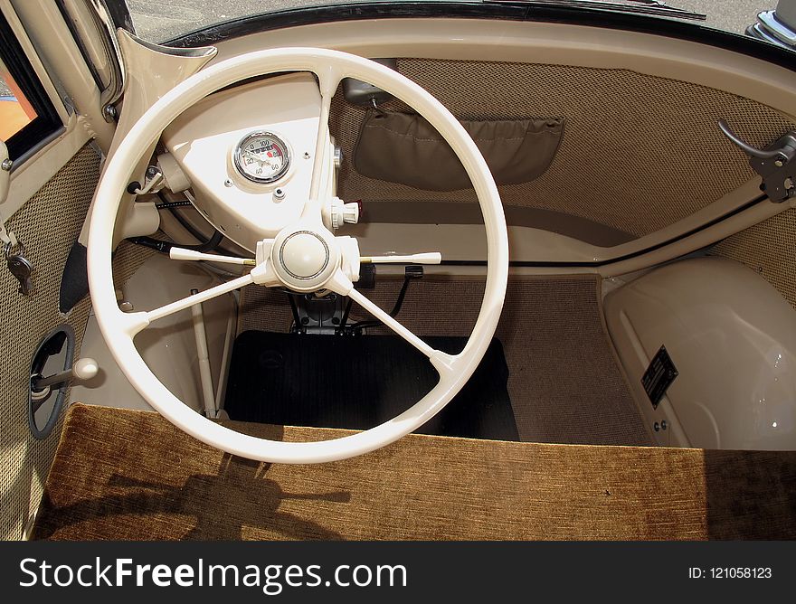 Car, Motor Vehicle, Steering Part, Steering Wheel