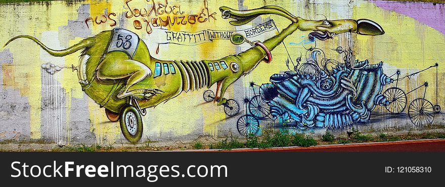 Art, Graffiti, Street Art, Wall