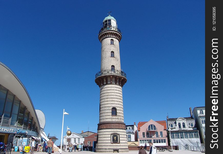 Tower, Landmark, Lighthouse, Sky