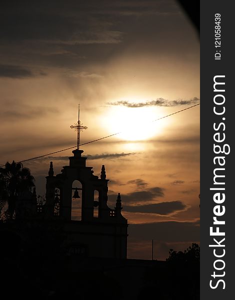 Sky, Sunset, Cloud, Landmark