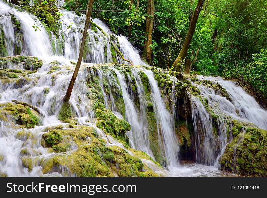 Waterfall In Krka National Park,Europe