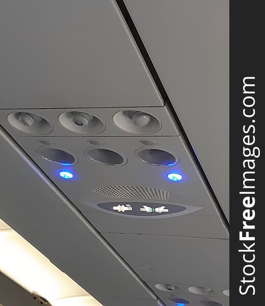 Air plane safety lights