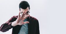 Man And Hand Stock Image Man And Hand Stock Image