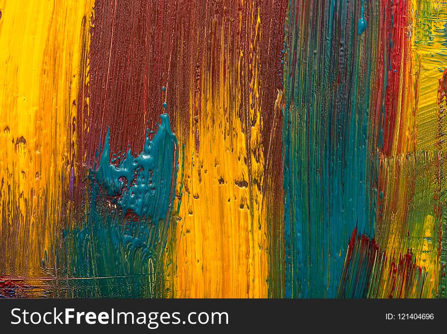 Abstract Art Background. Hand-painted Background