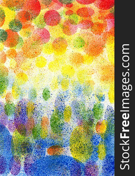 Art Design Abstract background Hand watercolor dot and painting on paper. Art Design Abstract background Hand watercolor dot and painting on paper.