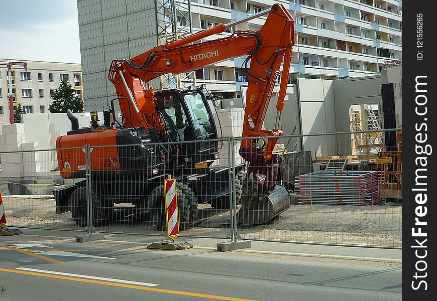 Construction, Vehicle, Construction Equipment, Crane
