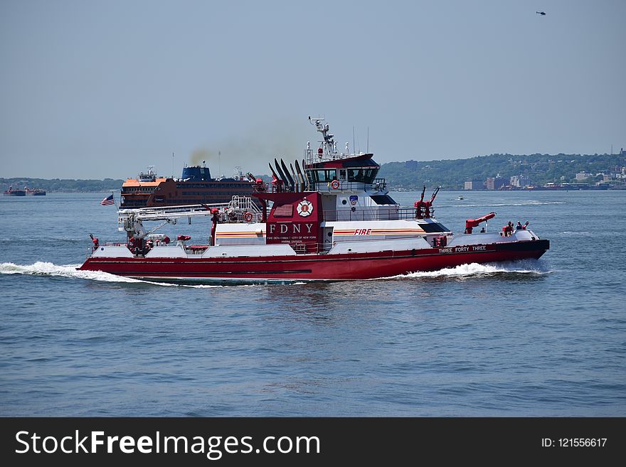 Water Transportation, Waterway, Boat, Tugboat