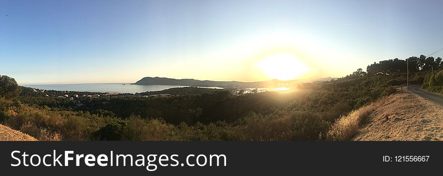 Sky, Morning, Horizon, Coast