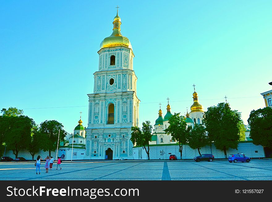 Landmark, Sky, Steeple, Place Of Worship