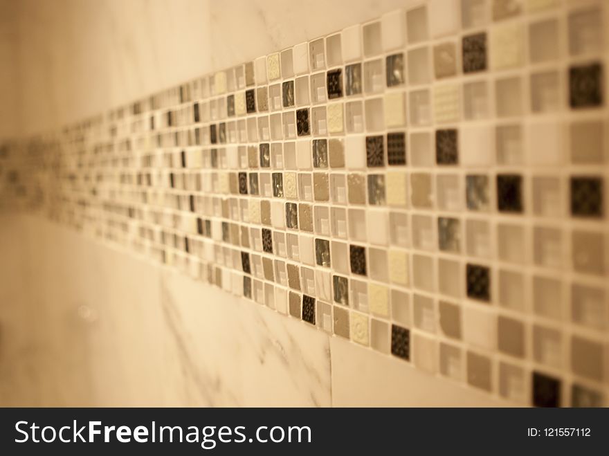 Tile, Wall, Room, Architecture