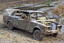The Car Of The Russian Gangster Royalty Free Stock Image The Car Of The Russian Gangster Royalty Free Stock Image
