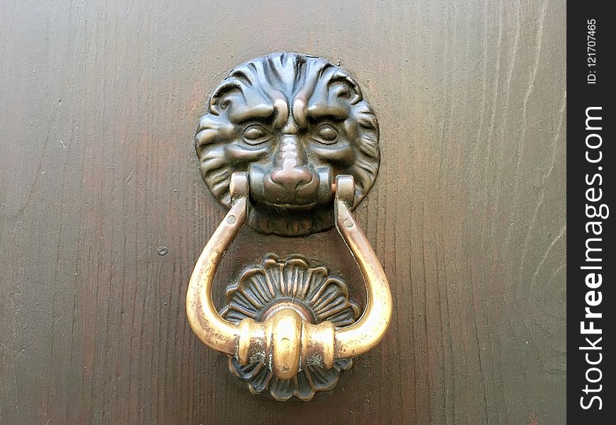 Brass, Metal, Door Knocker