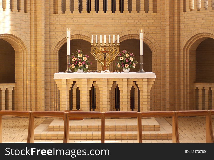 Furniture, Place Of Worship, Arch, Baluster