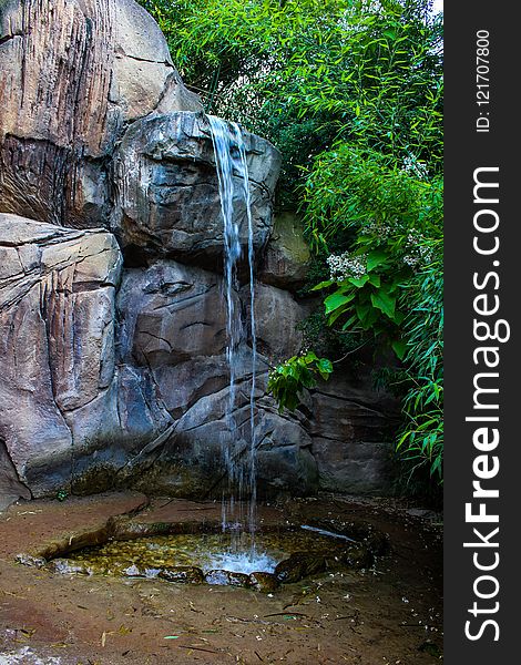 Waterfall, Nature, Water, Body Of Water