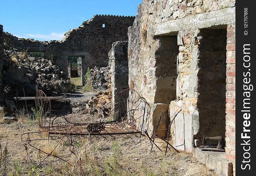 Ruins, Ancient History, Village, Historic Site