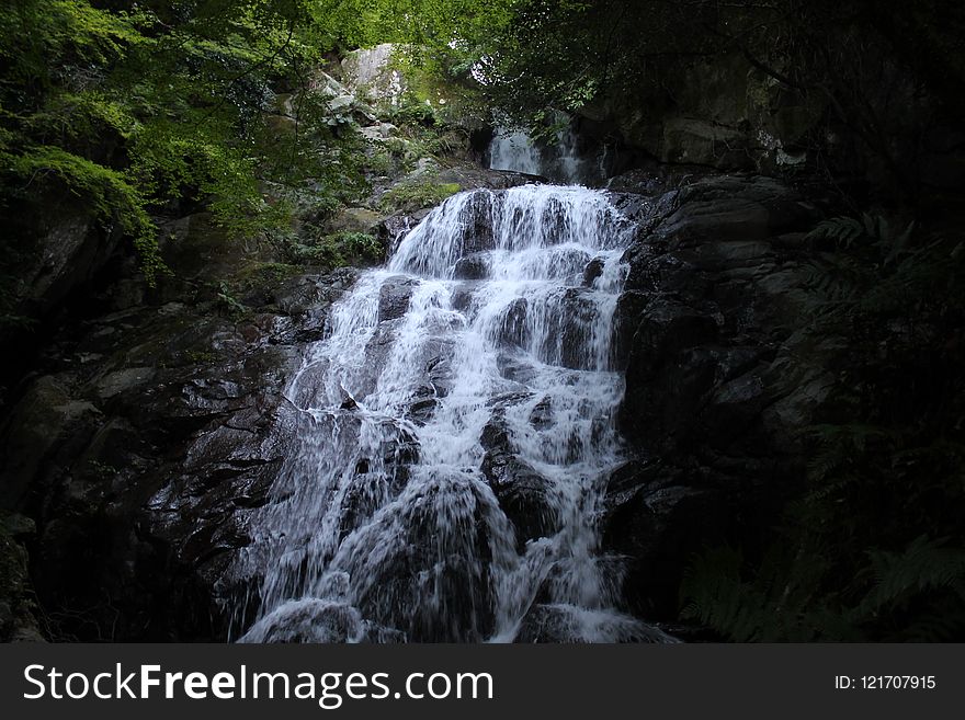 Waterfall, Water, Nature, Body Of Water