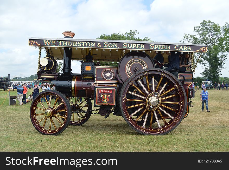 Steam Engine, Motor Vehicle, Wagon, Mode Of Transport