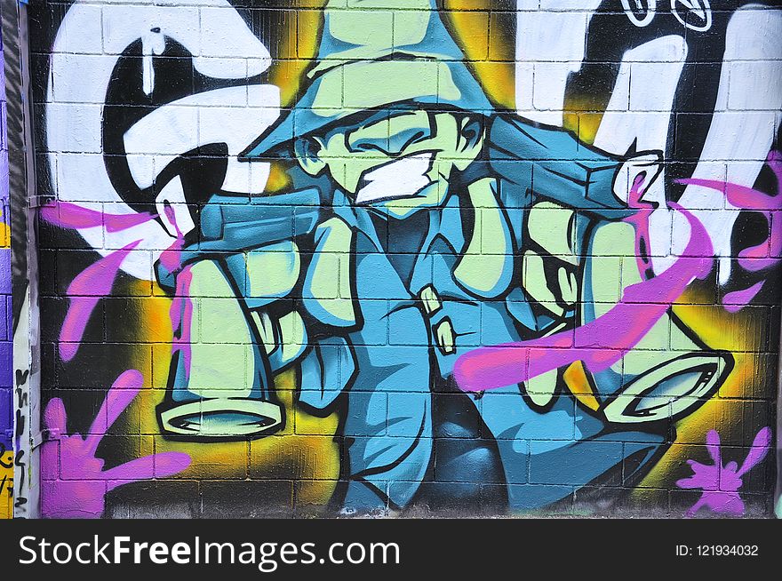 Art, Graffiti, Street Art, Purple