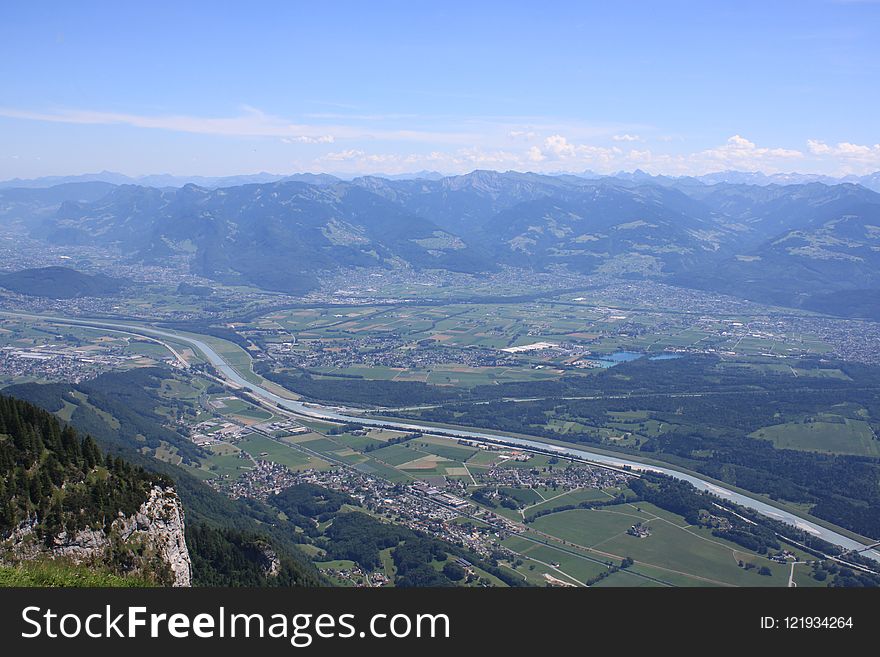 Aerial Photography, Mountain Range, Mountainous Landforms, Sky