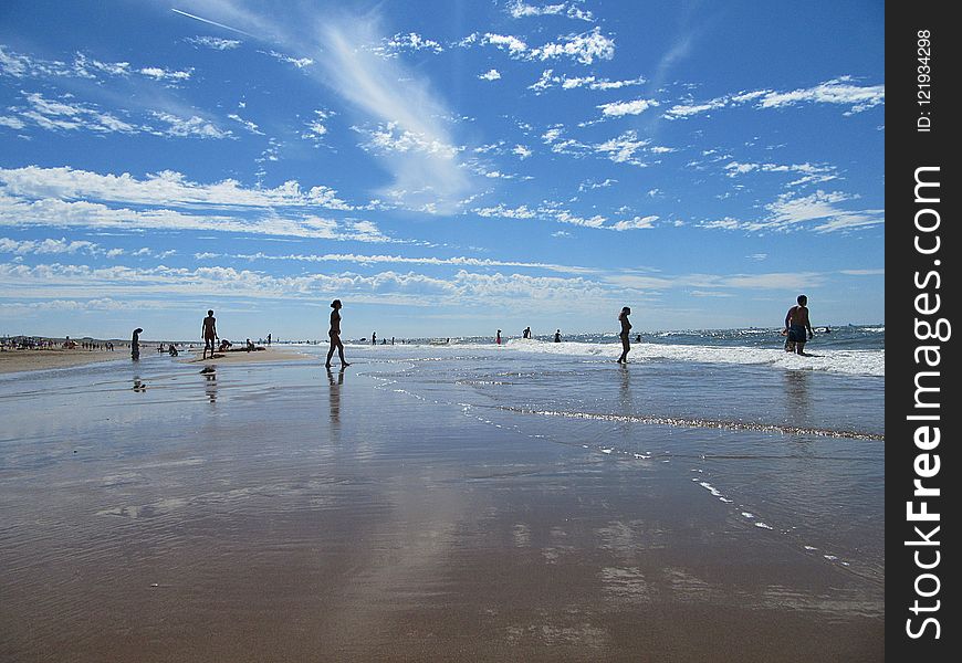 Sea, Sky, Cloud, Horizon